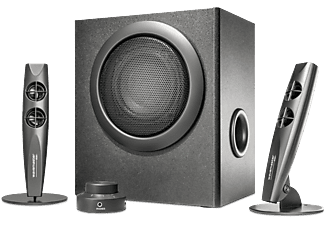 WAVEMASTER STAX BT 2.1 hangszórórendszer, 2x10W + 30W mélynyomó, Bluetooth, RCA bemenet, fekete (66211)