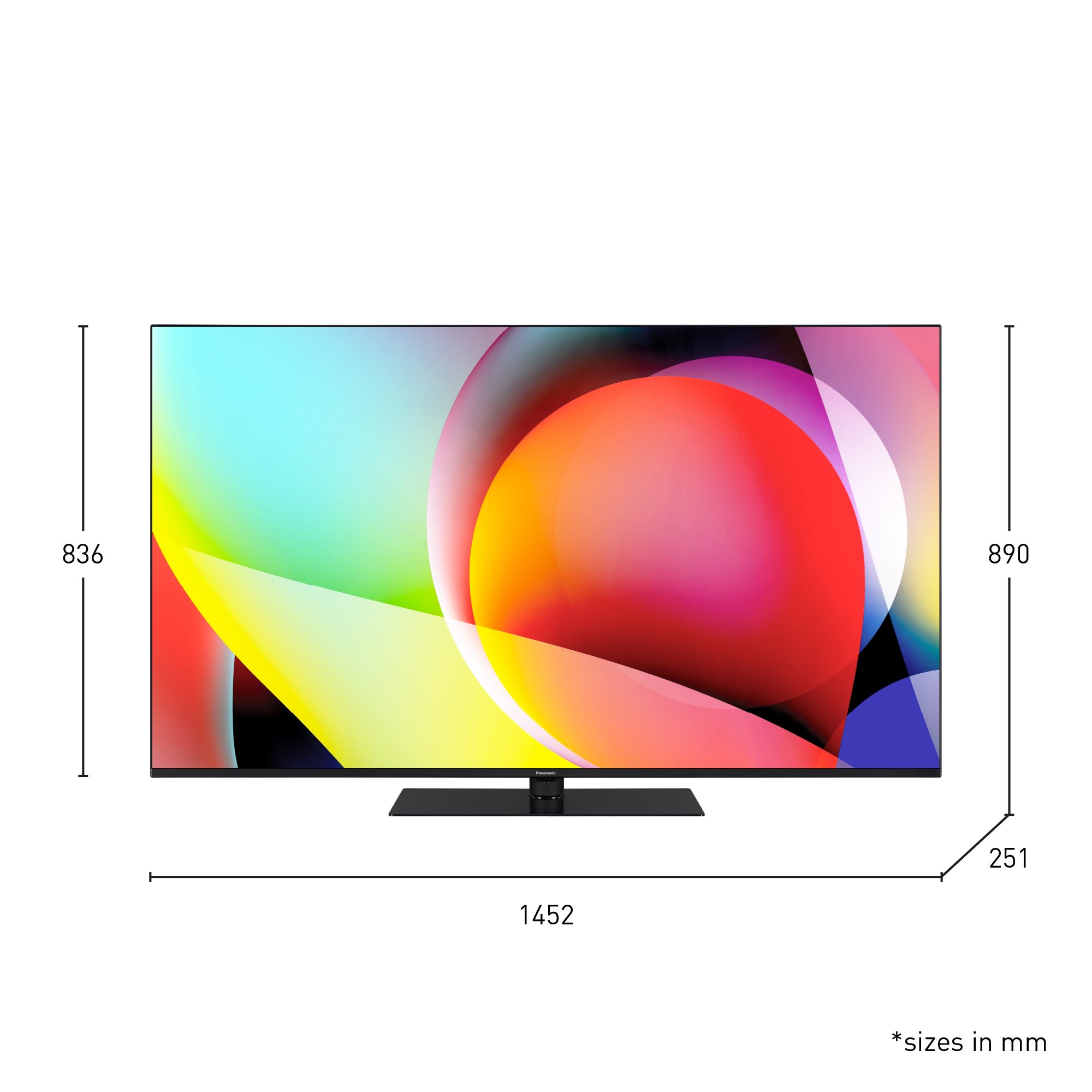 PANASONIC TN-65W70AEZ TV (Flat, 65 " / 164 cm, UHD 4K, Smart TV)