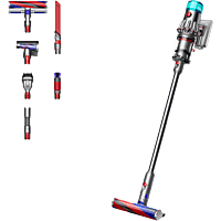 MediaMarkt DYSON V12 Origin Steelstofzuiger incl. kruimelzuiger Nikkel aanbieding