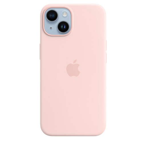 Apple Silicone Case for iPhone 14 Chalk Pink