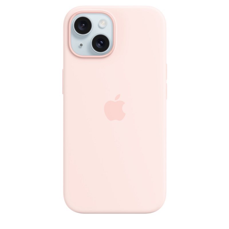 Apple MagSafe Silicone Case for iPhone 15 Light Pink