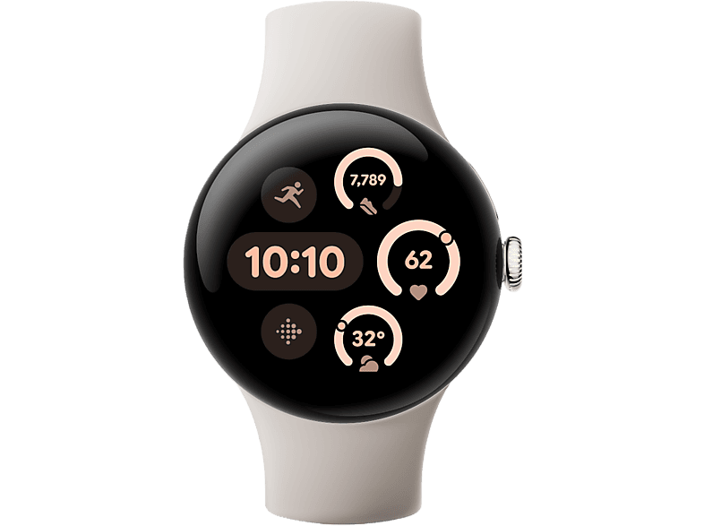 Google Smartwatch Pixel Watch 3 41mm Silver/porcelain (ga05735-de)