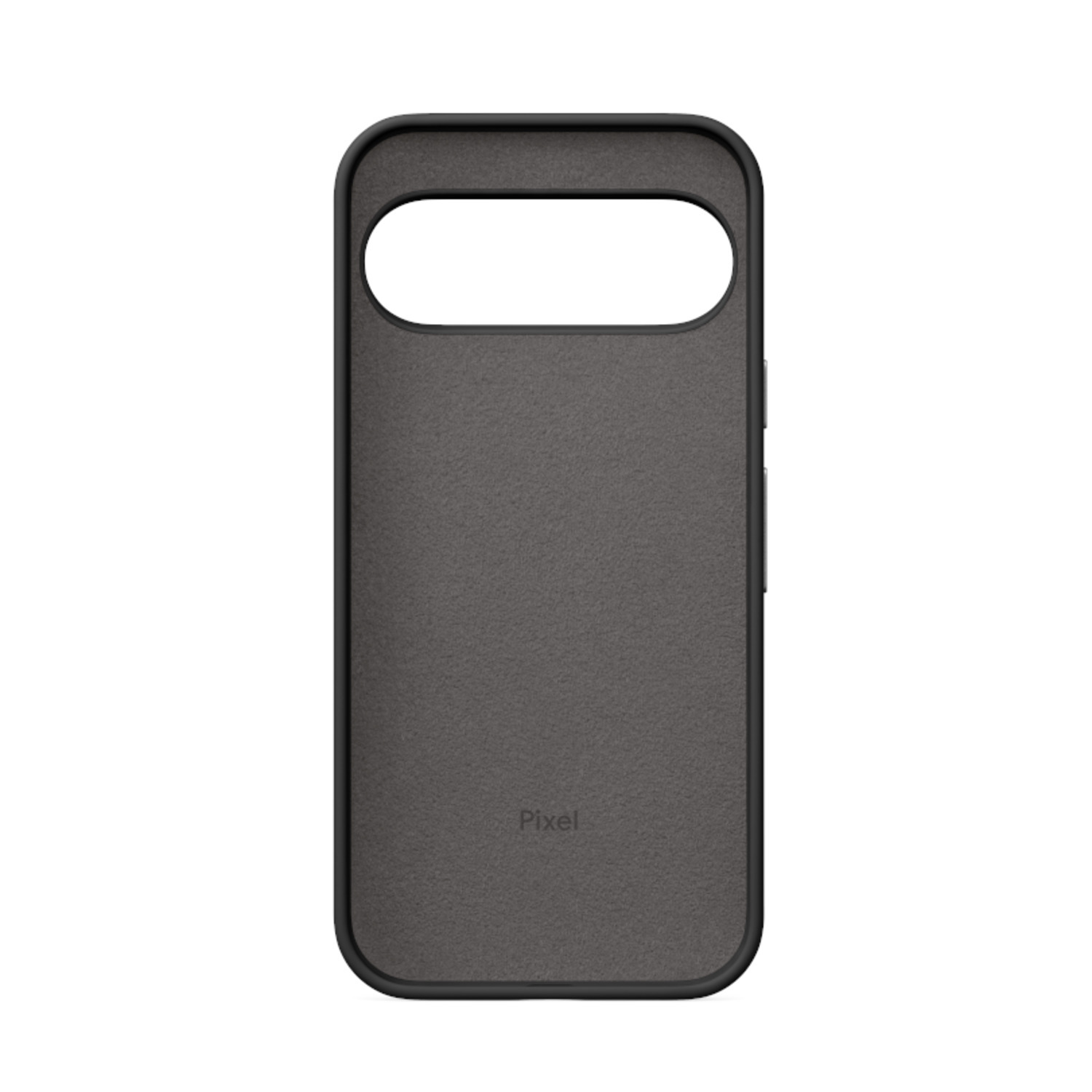 Een zwarte hoes voor een Google Pixel-telefoon.