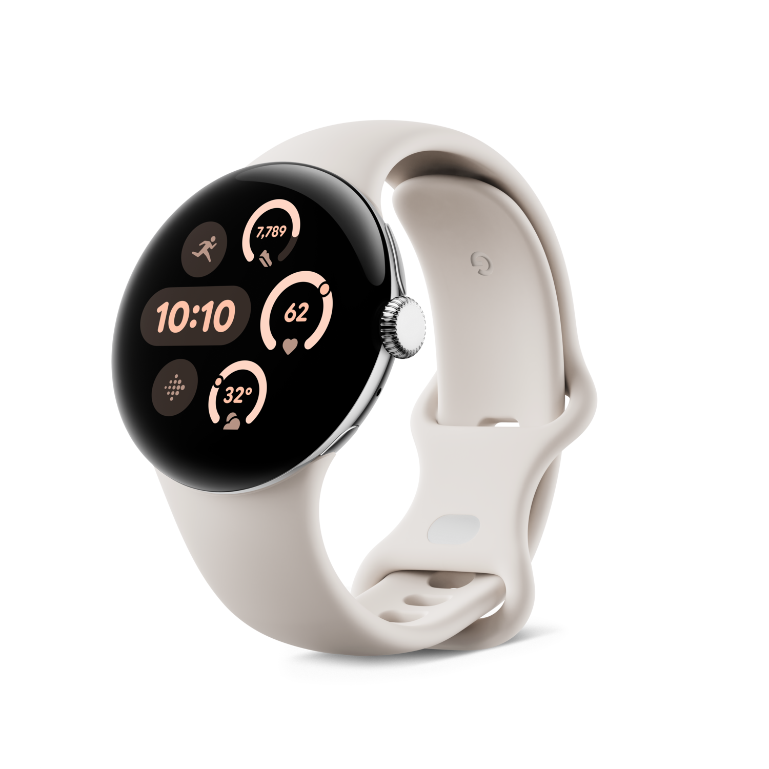 Google Pixel Watch 3 - 41 Mm Porselein/zilver