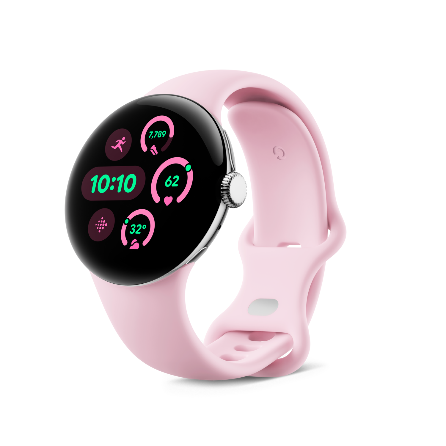 Google Pixel Watch 3 - 41 Mm Zilver/roze