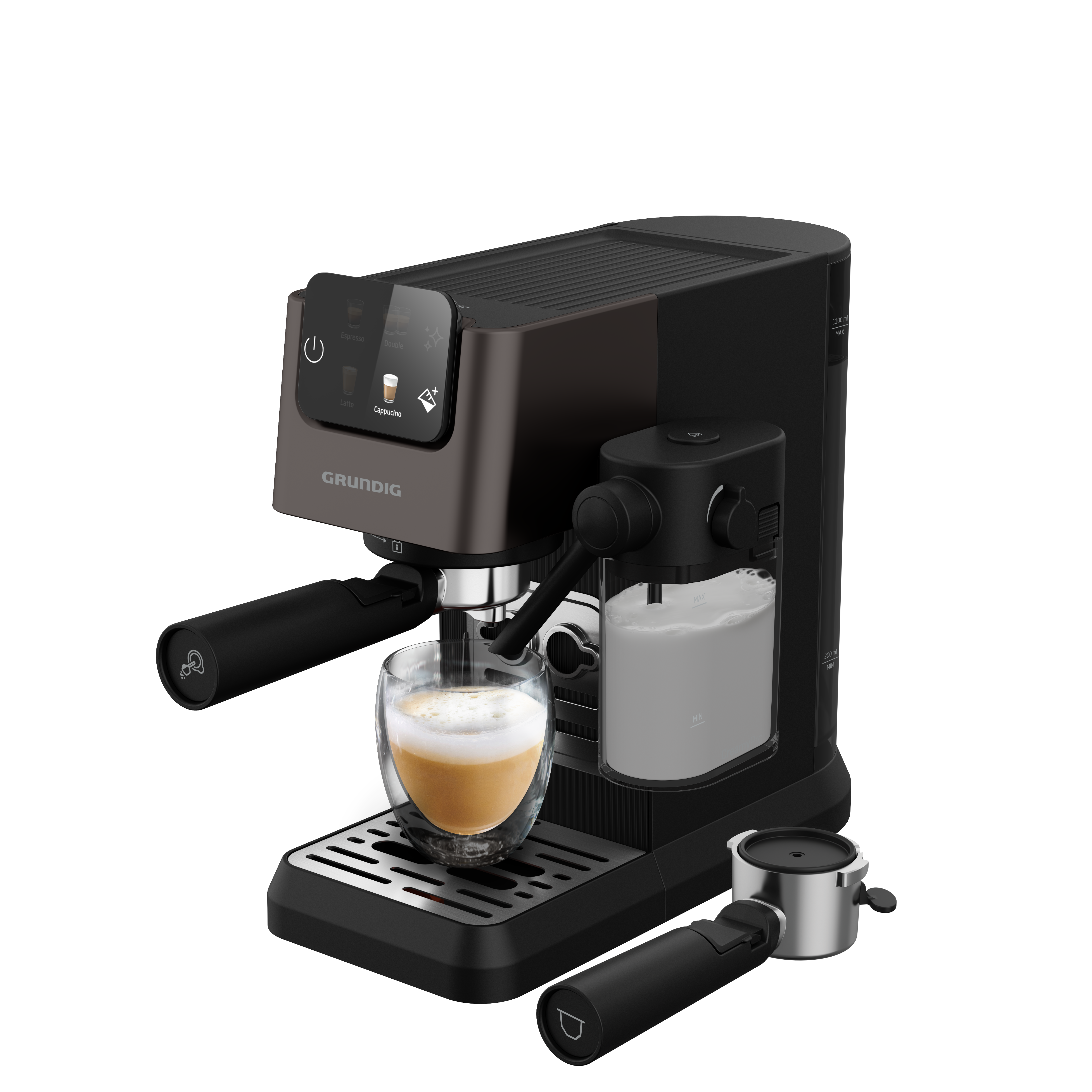 GRUNDIG KSM 6430 Delisia Coffee Yarı Otomatik Kapsüllü Süt Hazneli