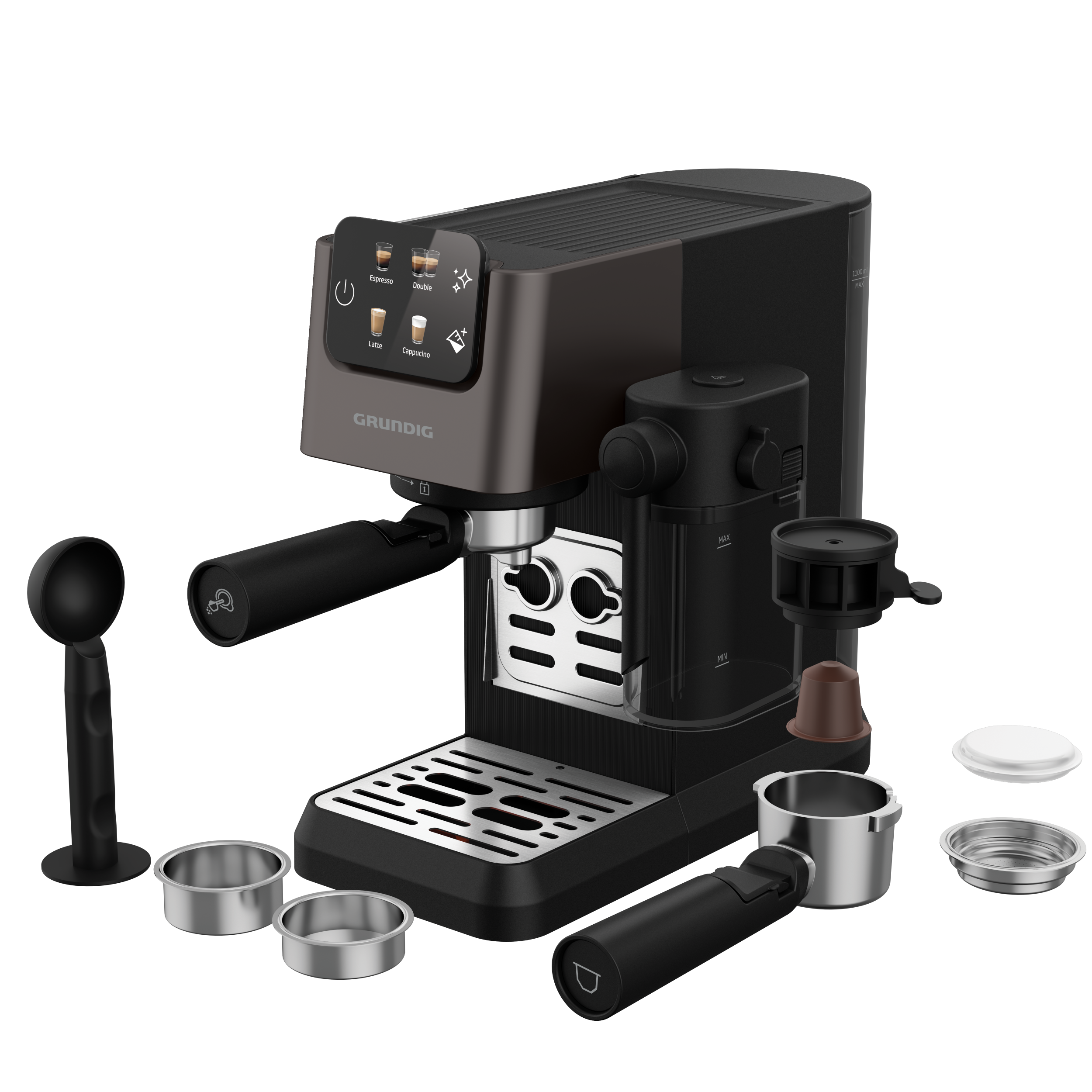 GRUNDIG KSM 6430 Delisia Coffee Yarı Otomatik Kapsüllü Süt Hazneli