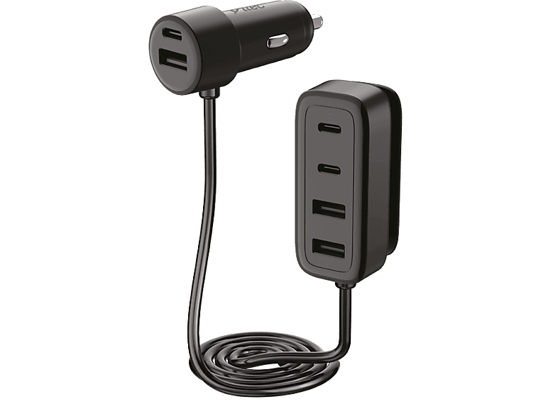 TTEC 2CKP06S  SmartCharger 6sı 1 Arada PD 90W Araç Hızlı Şarj Cihazı3 USB-C+3 USB-A