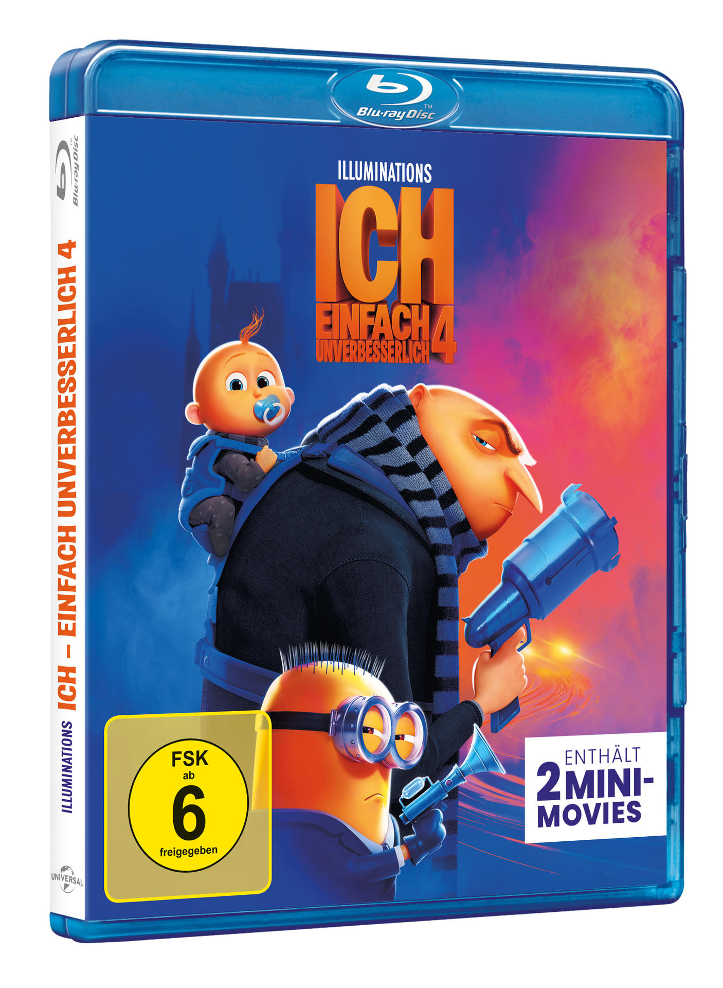 Filmcover mit einem Cartoon-Bild einer Figur, die eine Waffe hält.