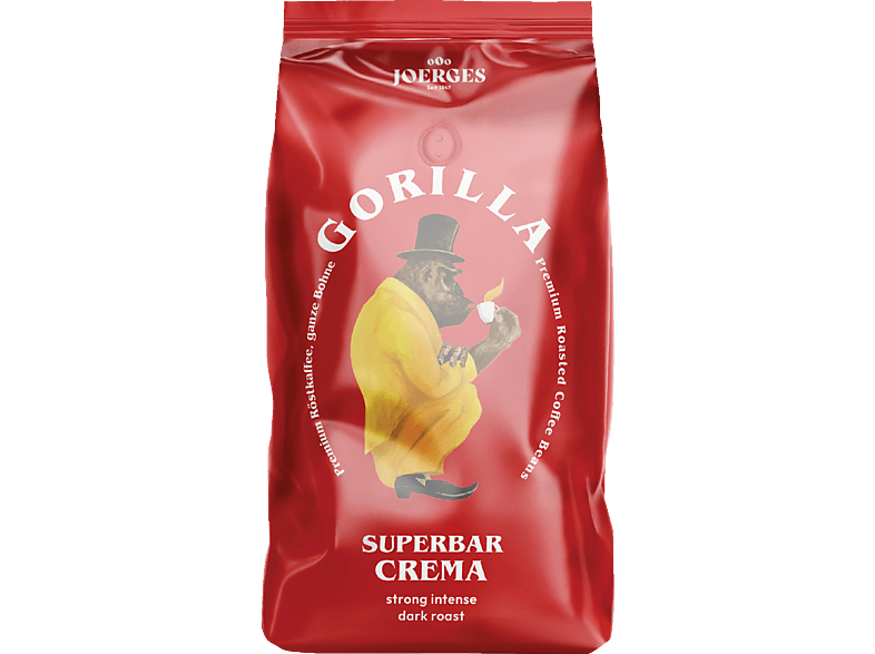JOERGES Gorilla Super Bar Crema Kaffeebohnen (Kaffeevollautomaten, Siebträger)