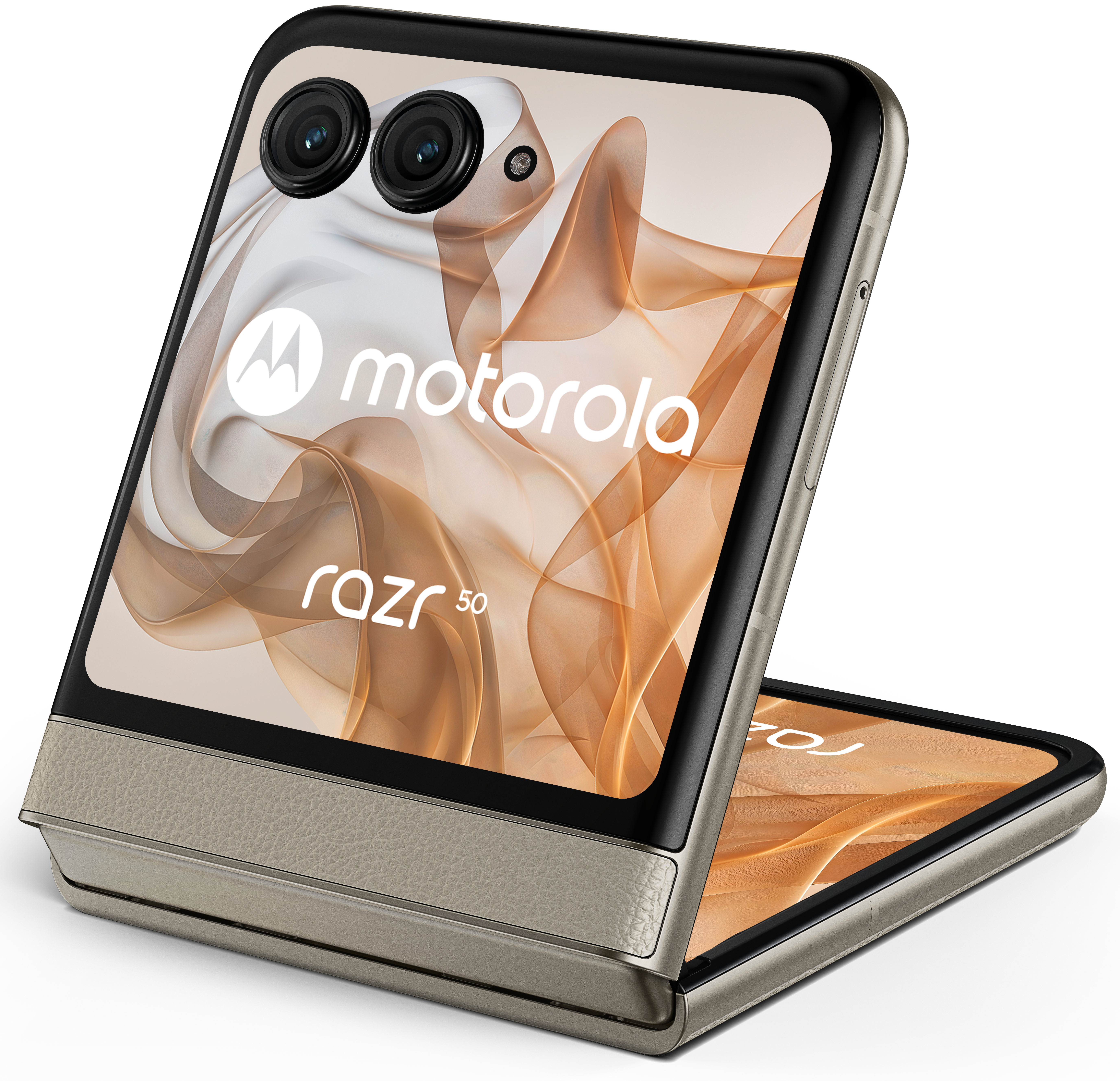 MOTOROLA RAZR 50 8/256 GB DualSIM Homok színű Kártyafüggetlen Okostelefon