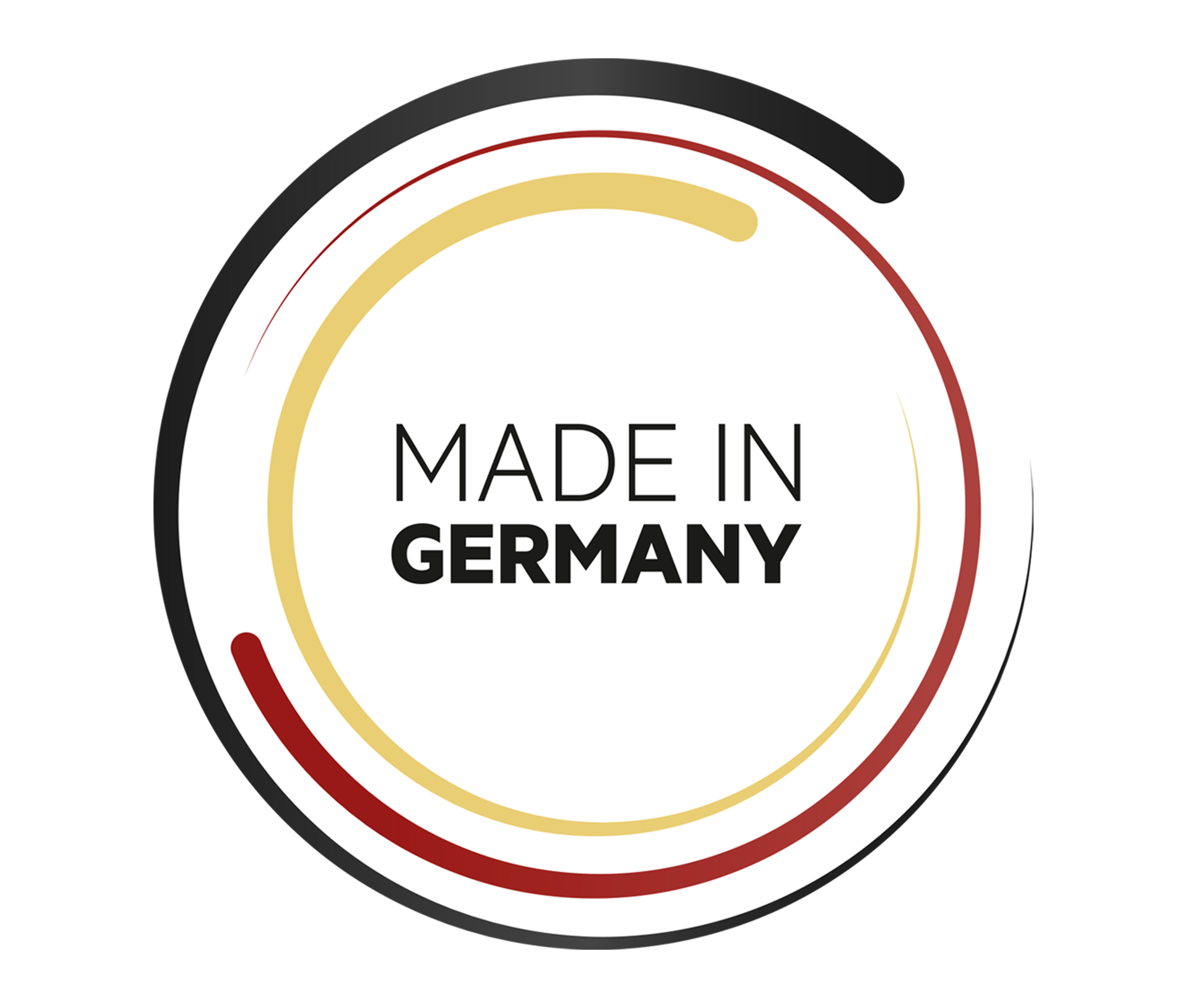 Made in Germany Logo in einem Kreis.
