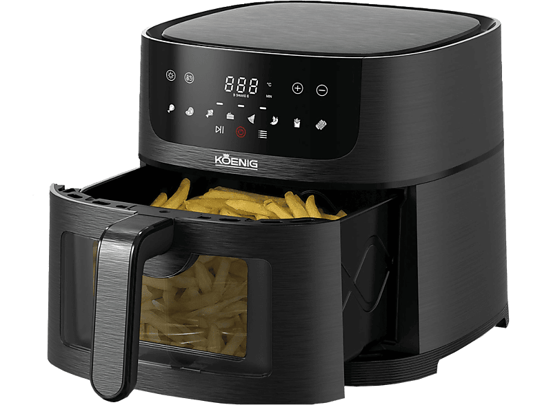 KOENIG Quick & Pure 4 Fritteuse 1350 W Schwarz
