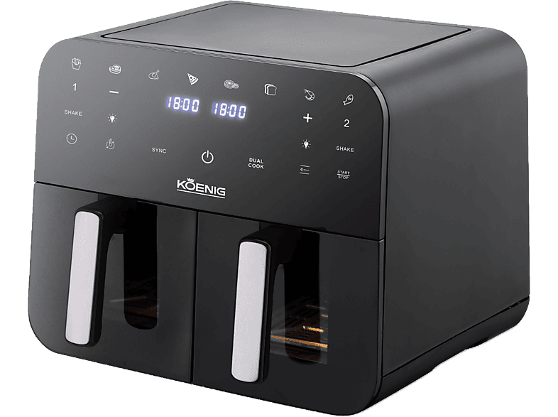 KOENIG Quick & Pure 5 Fritteuse 2400 W Schwarz