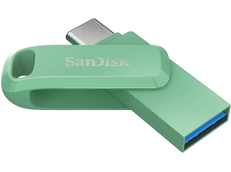 Zdjęcia - Pendrive SanDisk   Ultra Dual Drive Go USB Type-C 128GB Zielony (Abs 