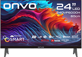 ONVO 24OVF6000H  24 inç 60 Ekran Uydu Alıcılı Smart LED TV_0