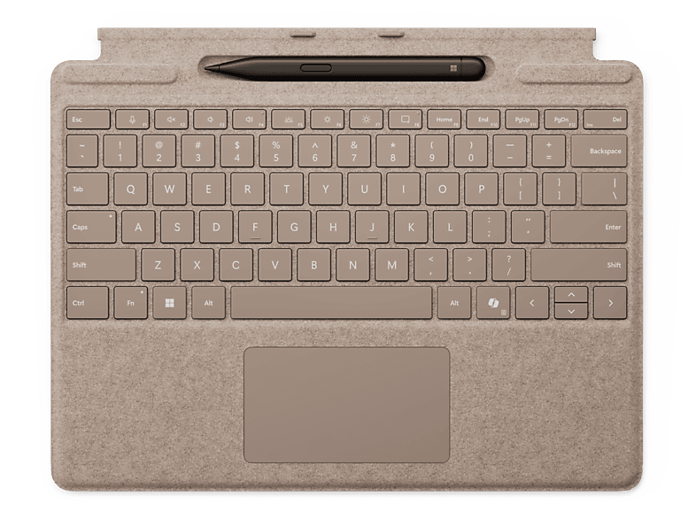 Microsoft Hoesje Microsoft Surface Pro Met Toetsenbord En Slim Pen Azerty Duinzand (8x6-00150)