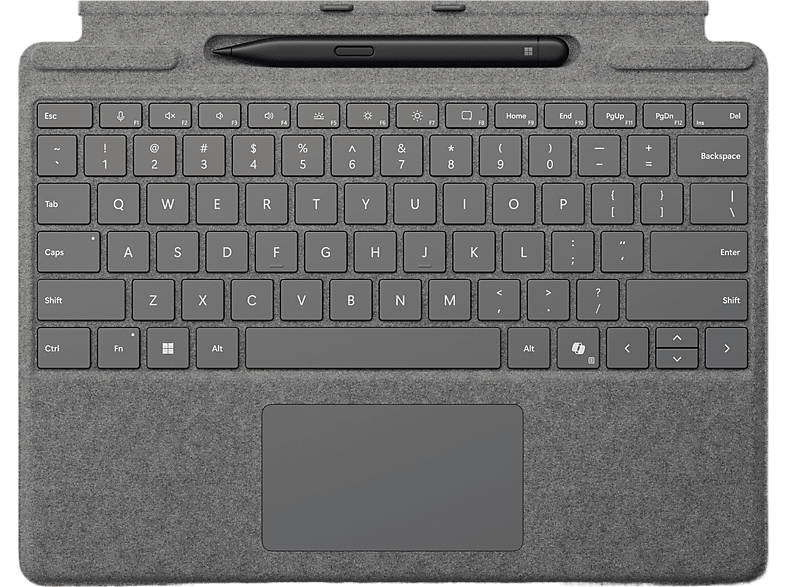 Microsoft Hoesje Microsoft Surface Pro Met Toetsenbord En Slim Pen Azerty Platina (8x6-00219)