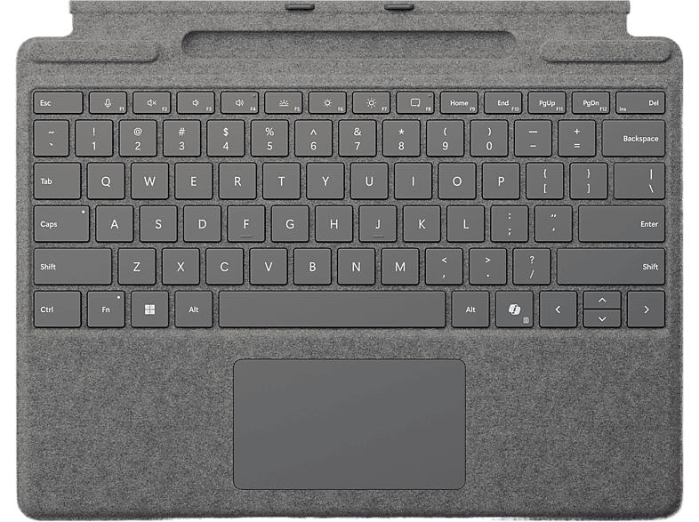 Microsoft Hoesje Microsoft Surface Pro Signature Met Toetsenbord Azerty Platina (8xa-00243)