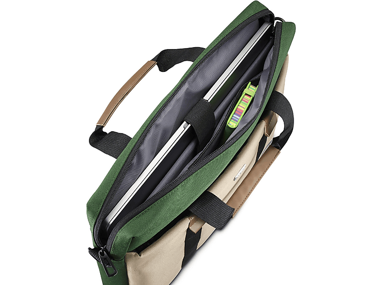 Torba na laptopa HAMA Silvan 15.6 - 16.2 cali Zielono-beżowy – zdjęcie 3