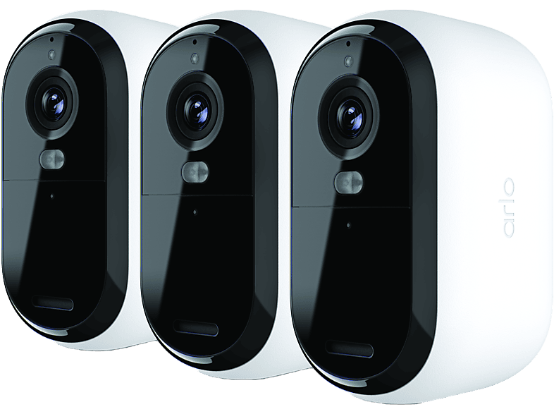 ARLO Essential (Gen.2) kültéri biztonsági kamera szett, 2K, 3 db, fehér (VMC3250-100EUS)