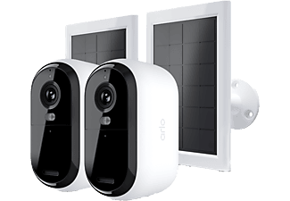 ARLO Essential (Gen.2) kültéri biztonsági kamera szett, 2K kamera + napelem, 2 db, fehér (VMK3250-100EUS)