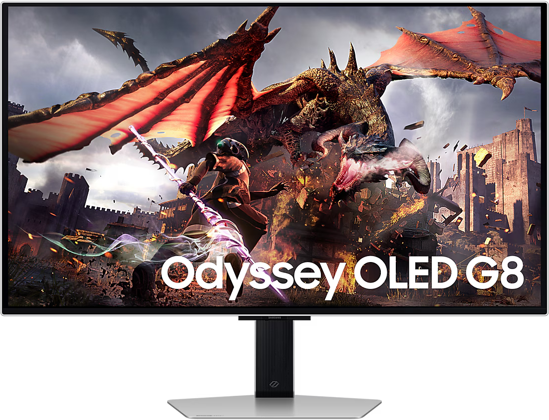 SAMSUNG Odyssey G8 S32DG802SUXDU 32'' Sík 4k 240 Hz 16:9 G-Sync OLED Gamer Monitor