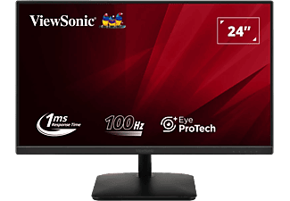 VIEWSONIC VA2408-MHDB 23,8'' Sík FullHD 100 Hz 16:9 IPS LED Monitor