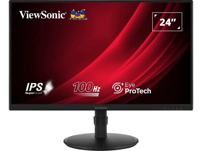 VIEWSONIC VG2408A 23,8'' Sík FullHD 100 Hz 16:9 IPS LED Monitor