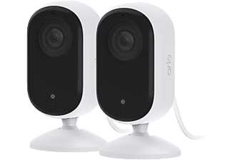 ARLO Essential (Gen.2) beltéri biztonsági kamera szett, 2K, 2 db, fehér (VMC3260-100EUS)