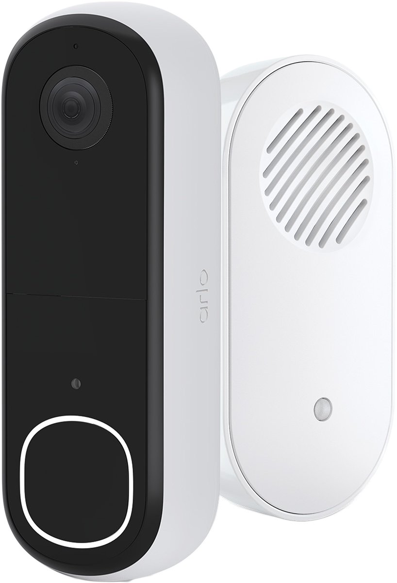 ARLO 2K vezeték nélküli video kaputelefon (Gen.2) + visszajelző, kétirányú hang, Wi-Fi, (AVDK4001-100PES)