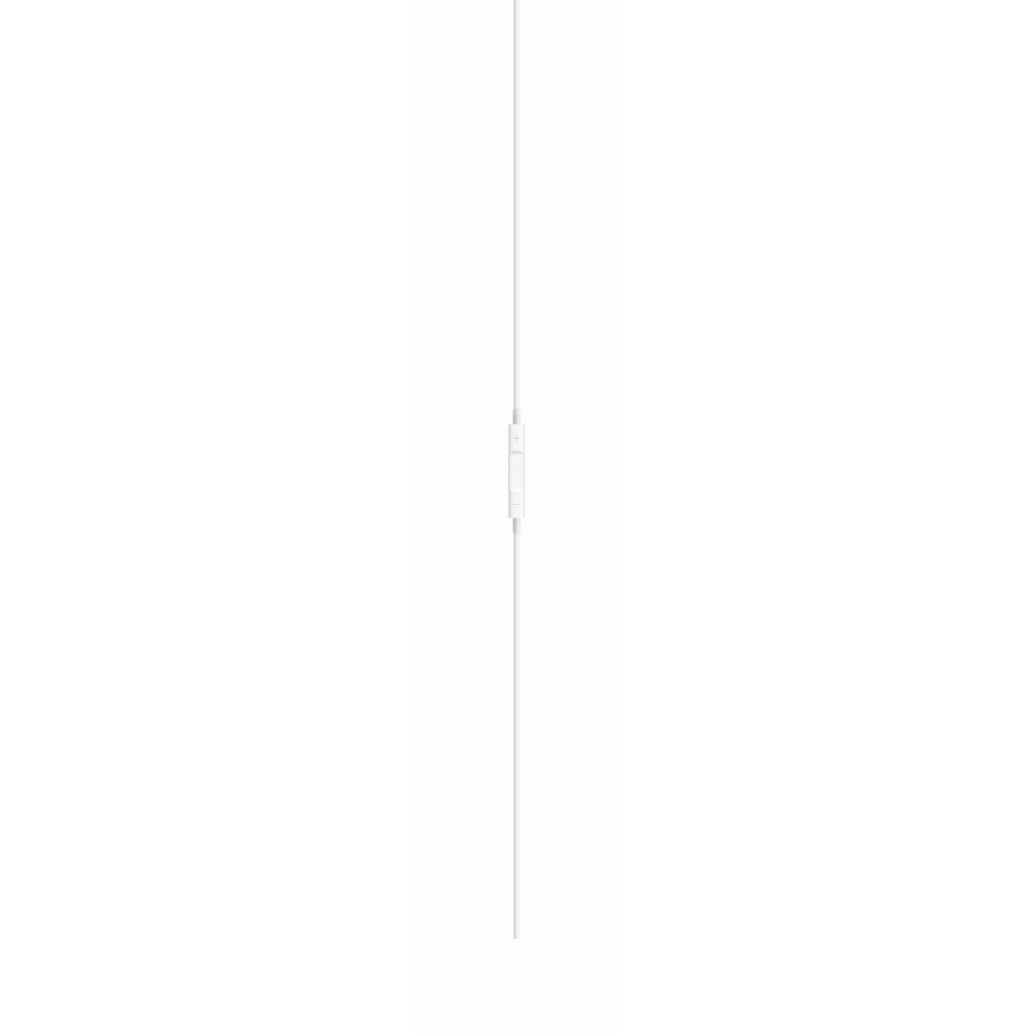 Witte oplaadkabel op zwarte achtergrond.