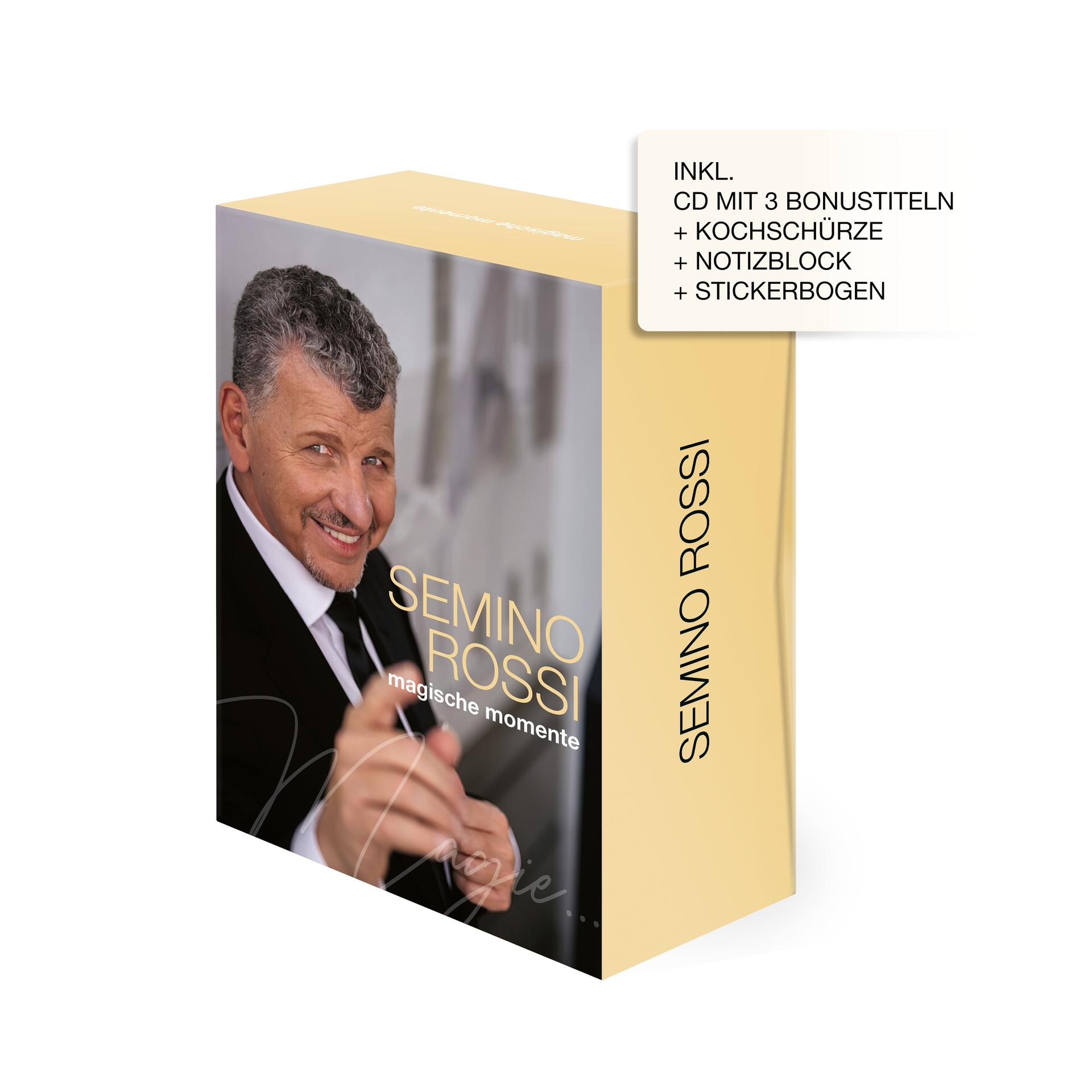 CD-Box mit Semino Rossi's Bild, Text beinhaltet Bonusartikel.