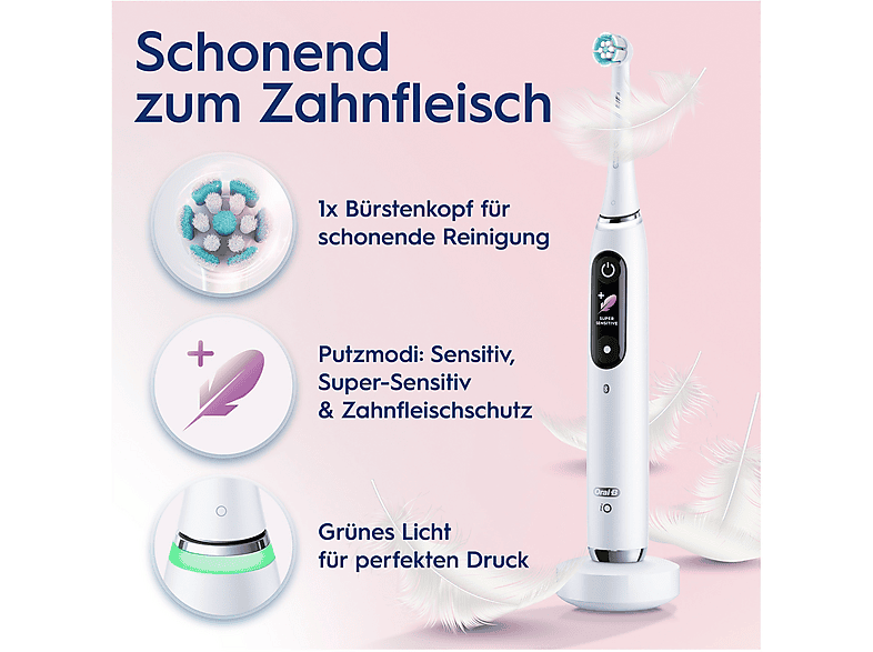 Thumbnail - ORAL-B iO 9N Elektrische Zahnbürste White Alabaster, Reinigungstechnologie: Mikrovibrationen