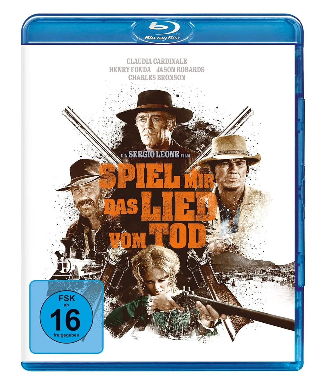 Blu-ray-Disc von 'Spiel mir das Lied vom Tod' mit Filmplakat-Artwork.