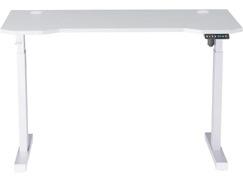 Newskill Belenor PRO, MFD + Metal, Ajustable en Altura 72-122 cm, Soporte Auriculares, Blanco