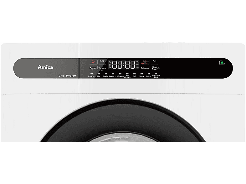 Amica WAC914ALiSO 9kg 1400obr/min – zdjęcie 3