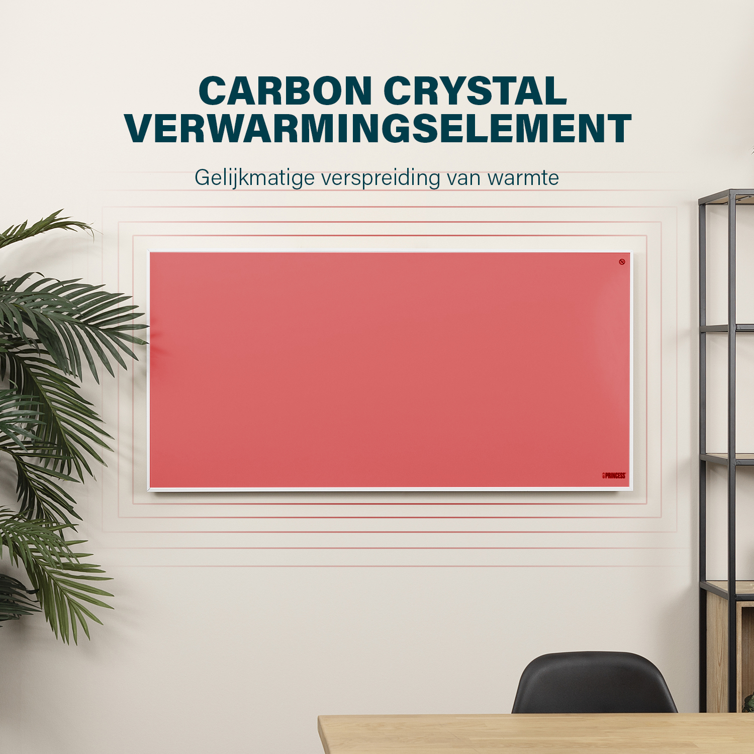 PRINCESS Smart infrarood Paneelverwarming 700 W (01.348070.01.001)
