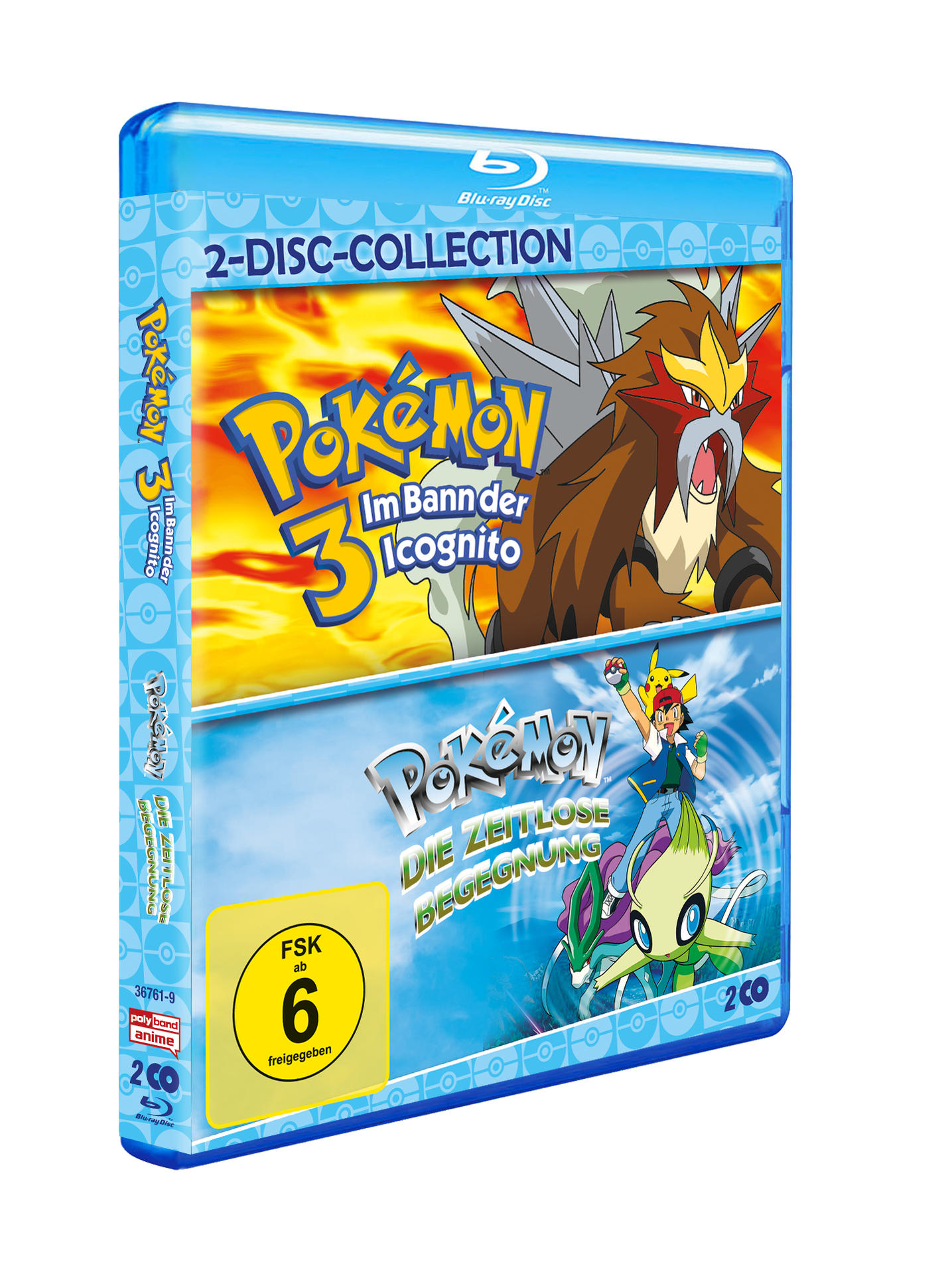 Blu-ray-Hülle für den Film Pokémon 3: The Movie.