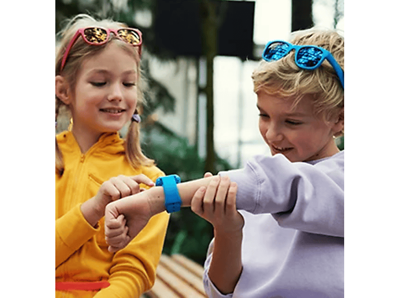 Smartwatch MAXCOM FW59 Kiddo 4G Niebieski 43mm – zdjęcie 3