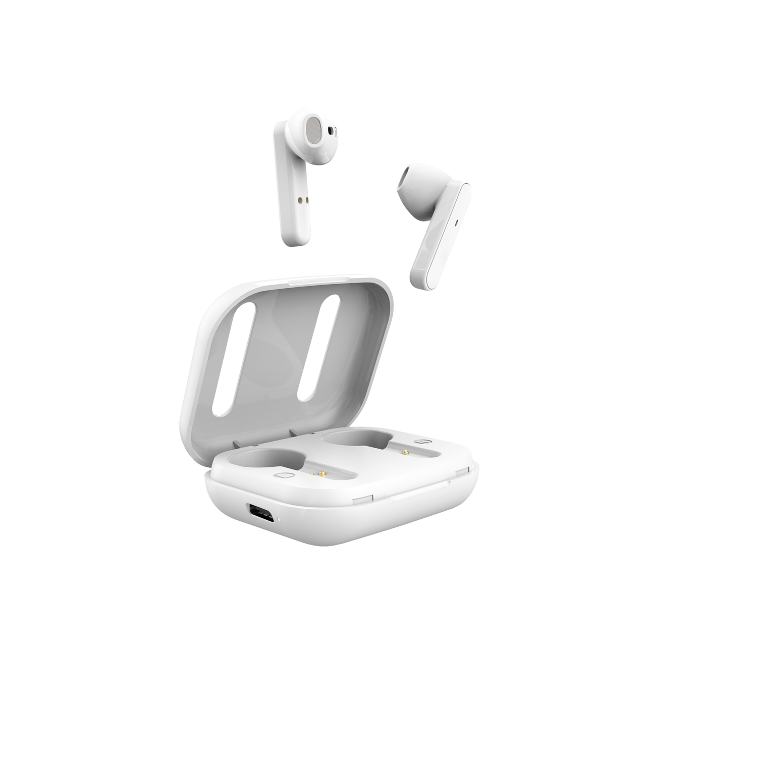 ISY ITW-4000-1-WT Oordopjes Wit afbeelding