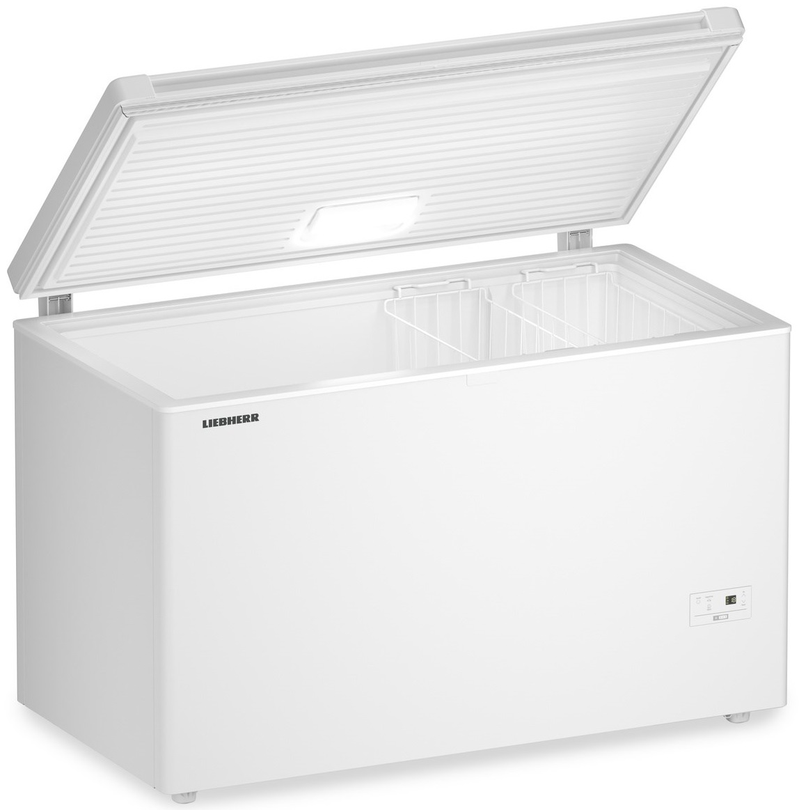 Etykieta energetyczna dla zamrażarki, pokazująca klasę efektywności energetycznej E i zużycie.