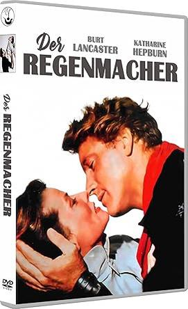 DVD-Cover des Films 'Der Regenmacher' mit einem sich küssenden Liebespaar.
