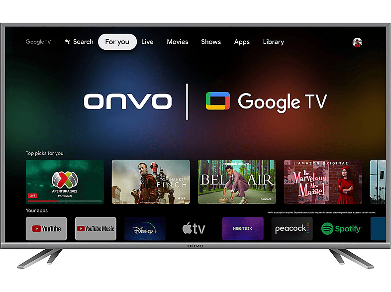 ONVO 65OV9000U 4K Ultra HD 65" 165 Ekran Uydu Alıcılı Google Smart LED TV_0