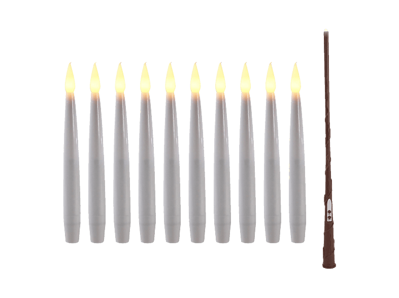 Thumbnail - FHS Schwebende LED Kerzen 10er Set Weihnachtsbeleuchtung, Weiß, Warmweiß