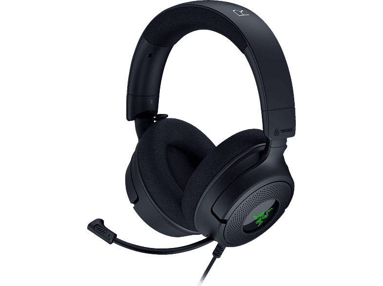 RAZER Kraken V4 X, Kabelgebundenes Multiplattform RGB, Over-ear Gaming Headset Schwarz
