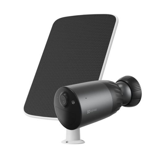 Ezviz BC1c Pro 4K Kit Caméra de Surveillance Extérieure Intelligente avec Panneau Solaire