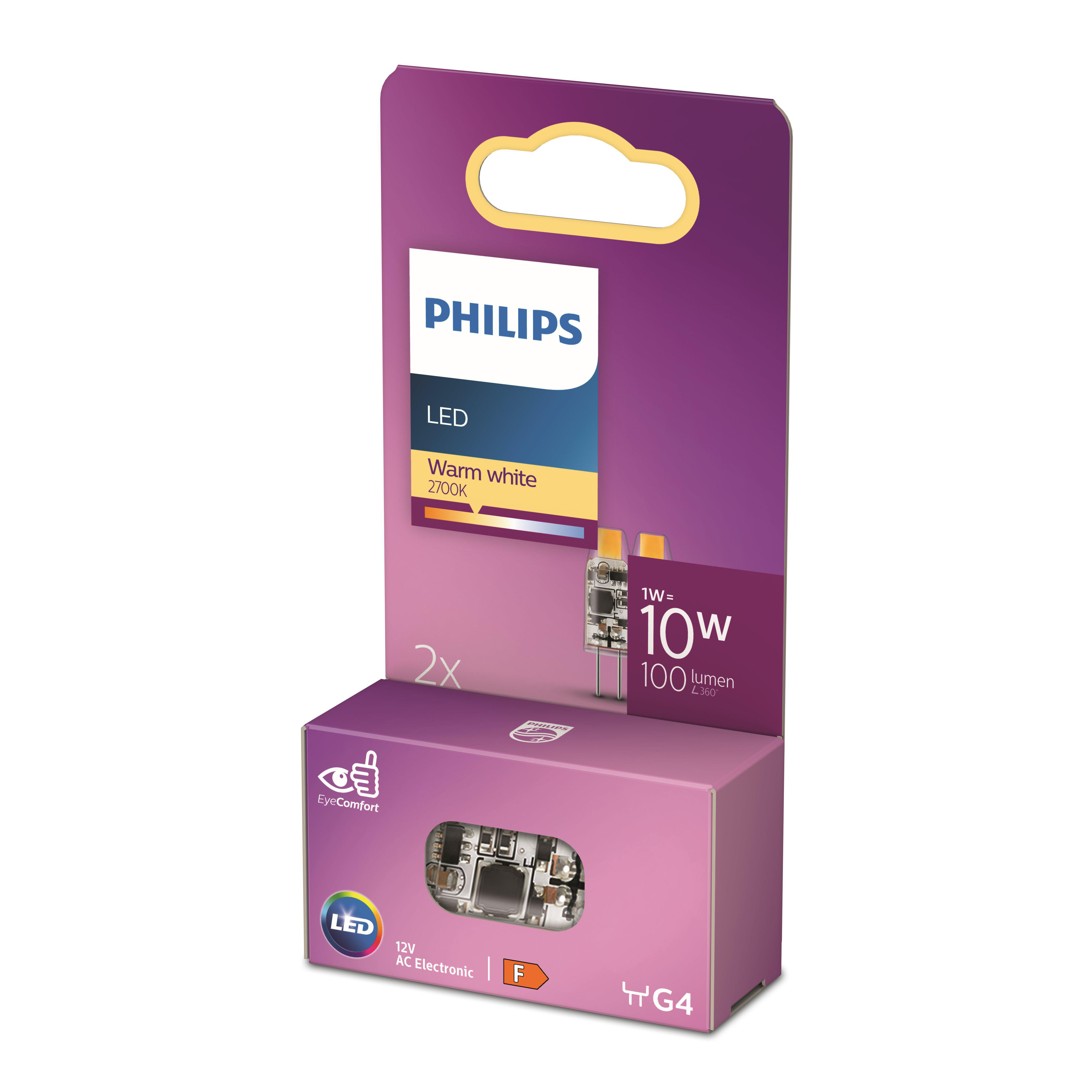 Philips LED-Leuchten-Paket. Die Box enthält LED-Leuchten.