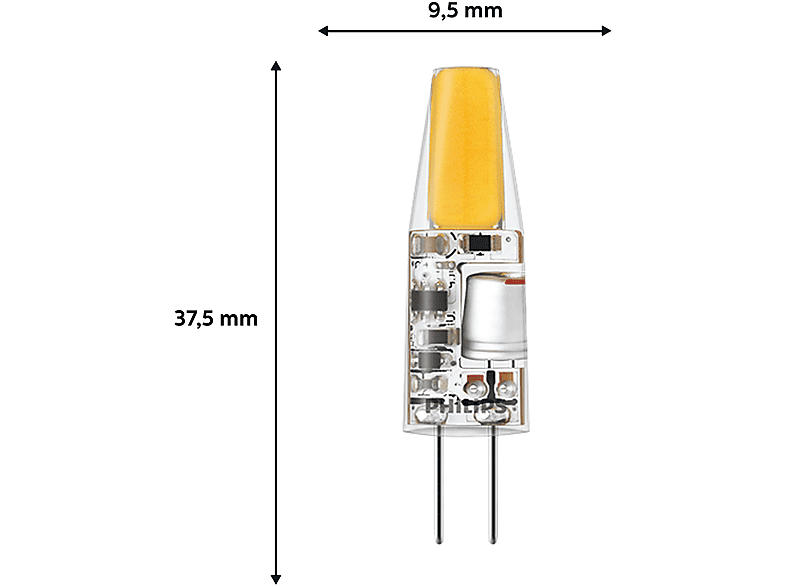 Thumbnail - PHILIPS LED Standard Brenner Leuchtmittel G4 warmweiß 200 Lumen