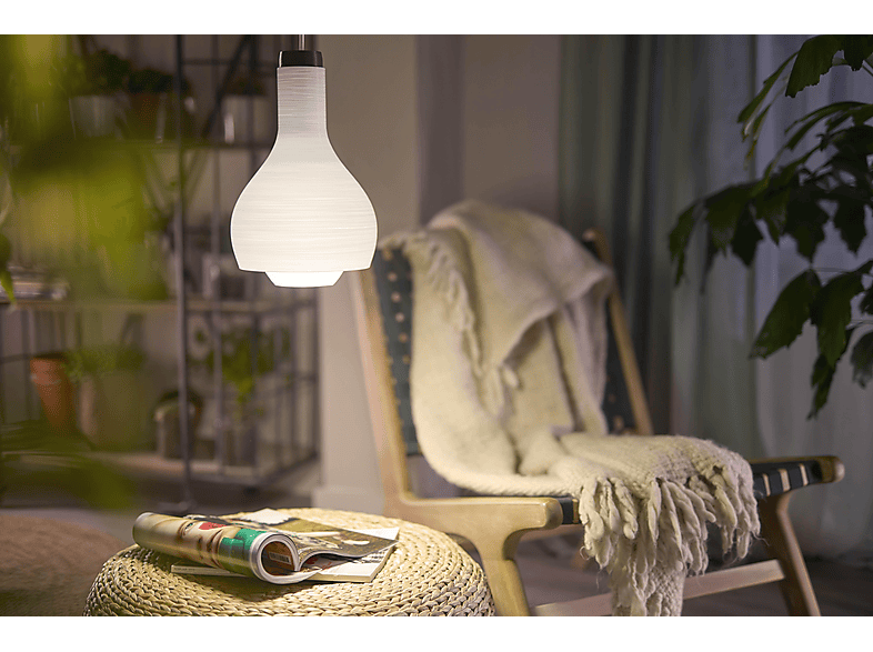 PHILIPS Classic ultraeffizientes LED Leuchtmittel E27 warmweiß 840 Lumen